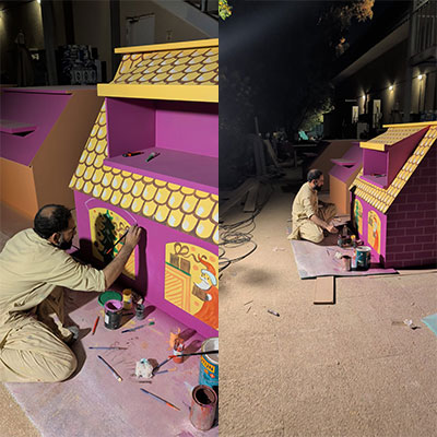 Wall Painting Work 1